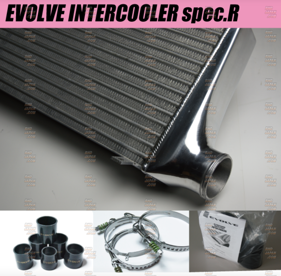 HPI Evolve Intercooler Kit spec.R Black Hose Standard Hose Band